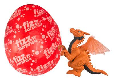Шипучее яйцо FIZZ N Surprise «Драконы», производитель Moose (Мауз), ISBN 63-0-99619-089-0 № 3