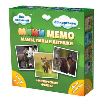 Ми-Ми-Мемо Дикие животные арт.8050/36, производитель ТД БЭМБИ, ISBN 468-3-58253-244-0 № 1