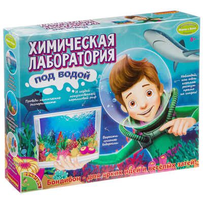 Французские опыты Науки с Буки, , Химическая лаборатория под водой, арт. ВВ3488, производитель Bondibon (Бондибон), ISBN 489-5-13603-451-9 № 1
