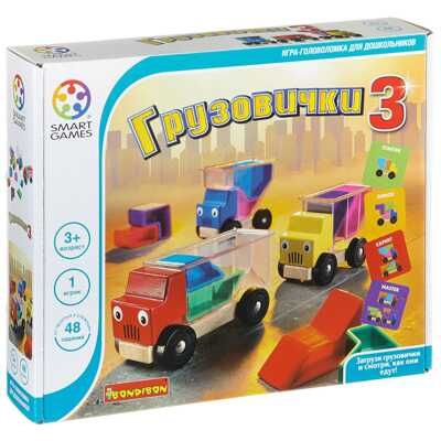 Логическая игра Bondibon Грузовички, арт. SG 015 RU/ВВ0867, производитель Bondibon (Бондибон), ISBN 489-5-13600-374-4 № 1