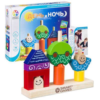 Логическая игра Bondibon, День и Ночь, арт. SG 013 RU/ВВ1058, производитель Bondibon (Бондибон), ISBN 489-5-13600-955-5 № 2