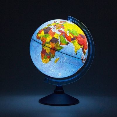 Глобус физико-политический Globen 25 см интерактивный, арт. INT12500285, производитель Globen, ISBN 468-0-00993-255-5 № 8
