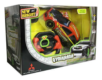 1610 Игрушка р/у машина Gymkhana (L&S Steering Wheel) Lancer кр. 1:16, производитель New Bright, ISBN 005-0-21101-610-9 № 1