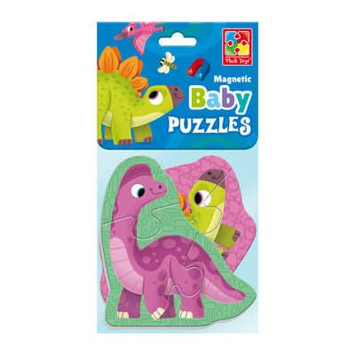 Мягкие магнитные Baby puzzle "Динозаврики", производитель Я РАСТУ ТОЙЗ, ISBN 482-0-23476-206-4 № 1
