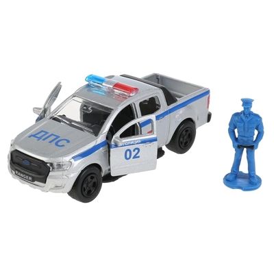 Ford Ranger инерционный с фигуркой, 12 см., арт. SB-18-09-FR-P+FG-WB, производитель Симбат, ISBN 468-0-01371-504-5 № 4