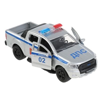 Ford Ranger инерционный с фигуркой, 12 см., арт. SB-18-09-FR-P+FG-WB, производитель Симбат, ISBN 468-0-01371-504-5 № 6