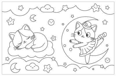 Котики (Милые раскраски), производитель МОЗАИКА kids , ISBN 978-5-43154-695-2 № 3