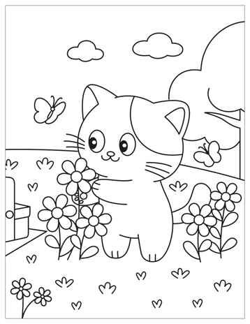 Котики (Милые раскраски), производитель МОЗАИКА kids , ISBN 978-5-43154-695-2 № 5