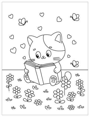 Котики (Милые раскраски), производитель МОЗАИКА kids , ISBN 978-5-43154-695-2 № 8