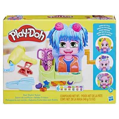 Набор с массой для лепки PLAY-DOH "Парикмахерская", арт. F88075L0, производитель Hasbro (Хасбро), ISBN 501-0-99620-098-3 № 1