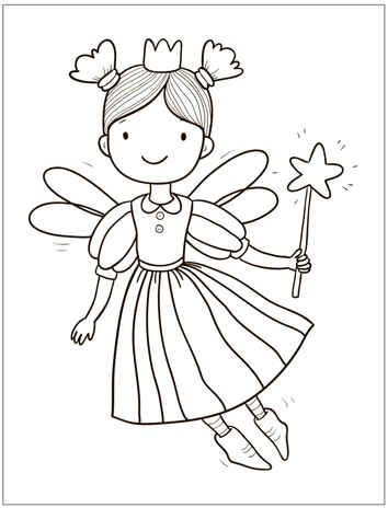Феи (Раскраски для малышей), производитель МОЗАИКА kids , ISBN 978-5-43153-756-1 № 3
