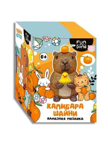 Алмазная мозаика Капибара Шайни Fun and Done, арт. MM54637, производитель Fun and Done, ISBN 626-1-72054-637-5 № 4