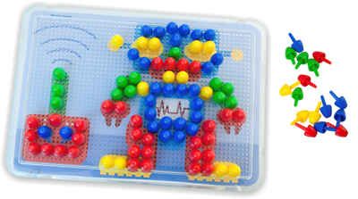 31805 МОЗАИКА PEGS 15 ММ (160 ЭЛЕМЕНТОВ 6 КАРТИНОК) В ЧЕМОДАНЧИКЕ, производитель Miniland (Минилэнд), ISBN 841-3-08231-805-5 № 3