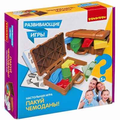 Развивающие игры Bondibon Пакуй чемоданы, арт. ВВ4175, производитель Bondibon (Бондибон), ISBN 489-5-13604-257-6 № 1