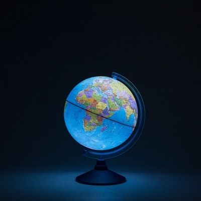 Глобус политическая Globen 25 см., подсветка батарейки, арт. Ве012500255, производитель Globen, ISBN 468-0-00993-209-8 № 4
