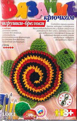 Игрушка-брелок "Пестрая черепашка", производитель LORI (Лори), ISBN 469-0-59100-267-3 № 1