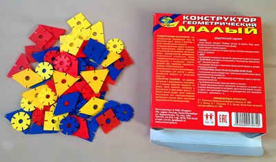 Конструктор геометрический малый (Корвет), производитель Корвет, ISBN 468-0-00043-034-0 № 4