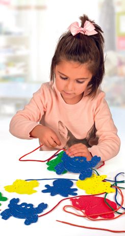 45304 НАБОР ОБУЧАЮЩИЙ ШНУРОВКА ANIMAL LACING В ЧЕМОДАНЧИКЕ, производитель Miniland (Минилэнд), ISBN 841-3-08245-304-6 № 3