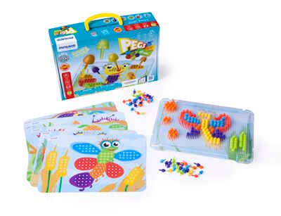 45316 МОЗАИКА PEGS 10 ММ В ЧЕМОДАНЧИКЕ, производитель Miniland (Минилэнд), ISBN 841-3-08245-316-9 № 1