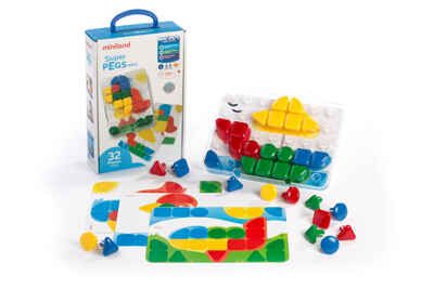 95083 МОЗАИКА ГИГАНТ 39ММ SUPERPEGS MINI (32 ЭЛЕМЕНТА, 4 КАРТИНКИ) В ЧЕМОДАНЧИКЕ, производитель Miniland (Минилэнд), ISBN 841-3-08295-083-5 № 1