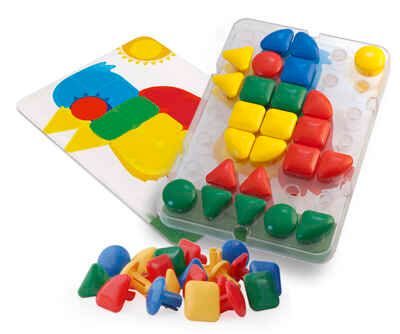 95083 МОЗАИКА ГИГАНТ 39ММ SUPERPEGS MINI (32 ЭЛЕМЕНТА, 4 КАРТИНКИ) В ЧЕМОДАНЧИКЕ, производитель Miniland (Минилэнд), ISBN 841-3-08295-083-5 № 2