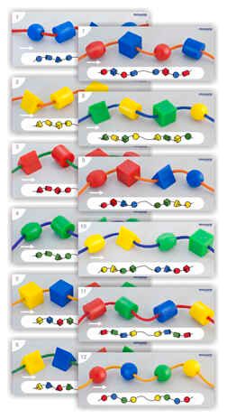 31783 НАБОР ОБУЧАЮЩИЙ СО ШНУРОВКОЙ И МОЗАИКОЙ ACTIVITY SHAPES В ЧЕМОДАНЧИКЕ, производитель Miniland (Минилэнд), ISBN 841-3-08231-783-6 № 3