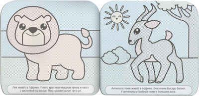 Малышарики. В зоопарке (Водные раскраски), производитель МОЗАИКА kids , ISBN 978-5-43151-212-4 № 2