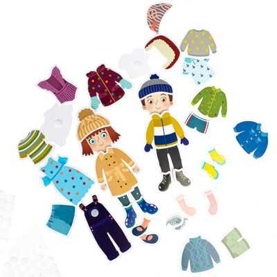 Настольная игра на липучках ОДЕВАЙ-КА! Играй Думай Твори , арт. ВВ3960, производитель Bondibon (Бондибон), ISBN 489-5-13603-968-2 № 5