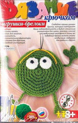 Игрушка-брелок "Любопытный лягушонок", производитель LORI (Лори), ISBN 469-0-59100-271-0 № 1