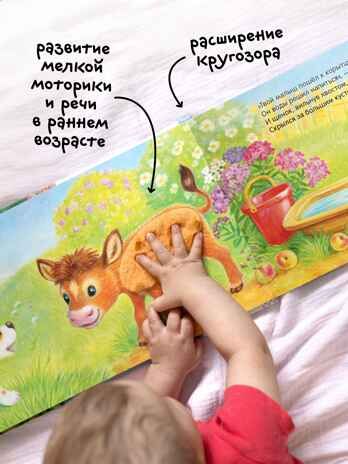 Щенок (Потрогай и погладь), тактильная книга, производитель МОЗАИКА kids , ISBN 978-5-43154-233-6 № 6