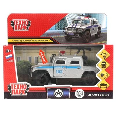 Машина ВПК АМН 12 см., арт. AMNPICKUP-12SL-POL-GY, производитель Симбат, ISBN 468-0-10790-670-0 № 1