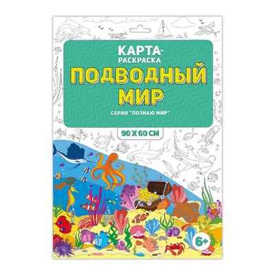 Раскраска в конверте. Подводный мир, производитель ГЕОДОМ , ISBN 460-7-17745-462-7 № 1
