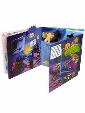 Книжка с отворотом и окошками Я НЕ БОЮСЬ!, производитель БимБиМон, ISBN 978-5-90766-404-3 № 4