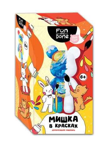 Декоративная живопись Мишка в красках, арт. MM77023, производитель Fun and Done, ISBN 768-4-26977-023-7 № 1