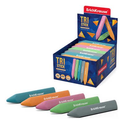 Ластик Tri Stick , арт. 56040, производитель ErichKrause® (Эрих Краузе), ISBN 404-1-48556-040-1 № 1
