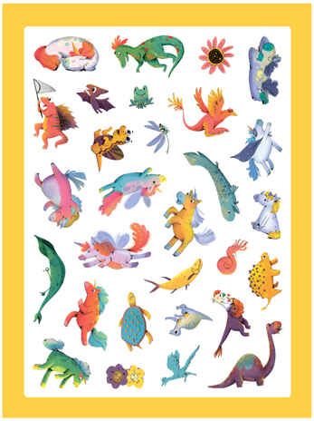 Стикерпаки. Коллекция наклеек. Набор из 4 шт., производитель МОЗАИКА kids , ISBN 978-5-43153-667-0 № 6