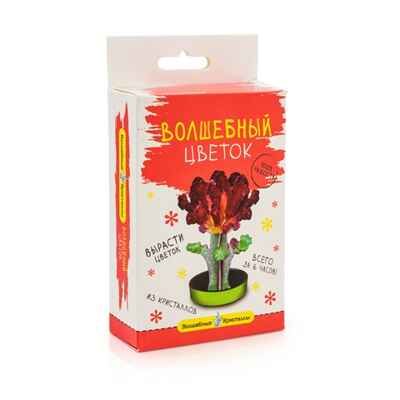 Волшебные кристаллы Бордовый цветок, арт. CD-132, производитель BUMBARAM (БУМБАРАМ), ISBN 462-7-07977-201-8 № 1