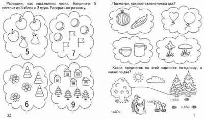Рабочая тетрадь Математика. Состав числа, производитель «Весна-Дизайн» (ИП Бурдина С. В.), ISBN 200-0-00002-887-3 № 2