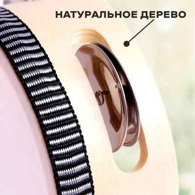 Бубен Классика 6 тарелок, арт. 7082022, производитель Sima-land (Сима-Ленд), ISBN 465-0-61393-484-9 № 3