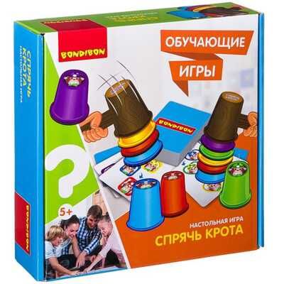 Обучающая настольная игра СПРЯЧЬ КРОТА , арт. ВВ2420, производитель Bondibon (Бондибон), ISBN 489-5-13602-353-7 № 1