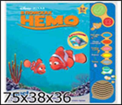 108942 Обучающая сказка Vtech В поисках Немо на бат. озвуч., 5 обучающих программ в рус. кор, производитель Vtech, ISBN 464-0-00171-192-3 № 1