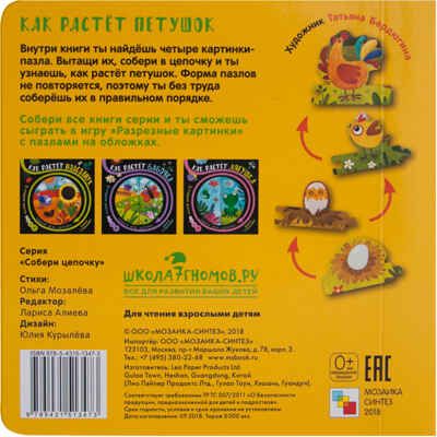 Как растет подсолнух, производитель МОЗАИКА kids , ISBN 978-5-43151-348-0 № 5