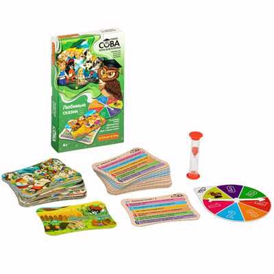 Игра-викторина Умная Сова Любимые сказки 2, арт. ВВ4838, производитель Bondibon (Бондибон), ISBN 489-5-13604-961-2 № 3