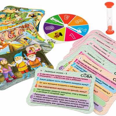 Игра-викторина Умная Сова Любимые сказки 3, арт. ВВ4839, производитель Bondibon (Бондибон), ISBN 489-5-13604-962-9 № 5