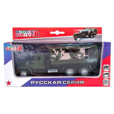 Инерционный военный грузовик (зеленый), арт. 1601714_1, производитель KiddieDrive, ISBN 460-7-80753-502-3 № 1