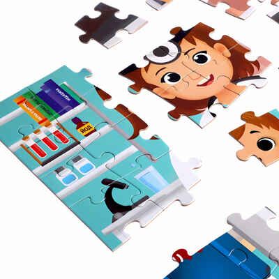 Пазл с фонариком Кабинет врача, 63 детали, арт. 7149464, производитель Puzzle Time, ISBN 290-0-07149-464-8 № 5