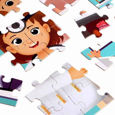 Пазл с фонариком Кабинет врача, 63 детали, арт. 7149464, производитель Puzzle Time, ISBN 290-0-07149-464-8 № 7
