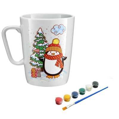 Кружка-раскраска Новогоднее настроение, арт. cup-1004, производитель BUMBARAM (БУМБАРАМ), ISBN 462-0-03915-629-3 № 2