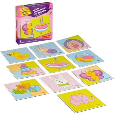 Пазлы для малышей. Игрушки- настольная игра, арт. ВВ4336, производитель Bondibon (Бондибон), ISBN 489-5-13604-529-4 № 3