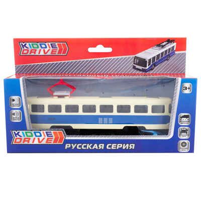 Общественный транспорт KiddieDrive, синий инерционный механизм, свет/звук, арт. 1901013_1, производитель KiddieDrive, ISBN 460-7-80753-581-8 № 1